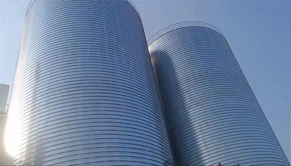 集美2座混凝土高架卷板仓